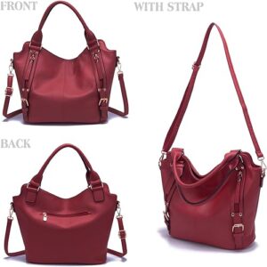 Soperwillton for Women Leather Hobo Bag13