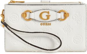 GUESS Women's Izzy Peony Double Zip Organizer Wallet50 