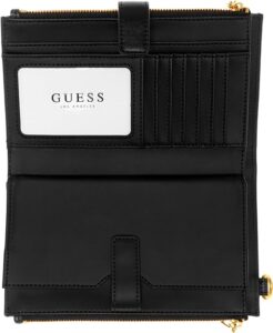 GUESS Women's Izzy Peony Double Zip Organizer Wallet50