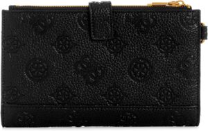 GUESS Women's Izzy Peony Double Zip Organizer Wallet50