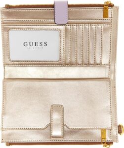 GUESS Women's Izzy Peony Double Zip Organizer Wallet50 