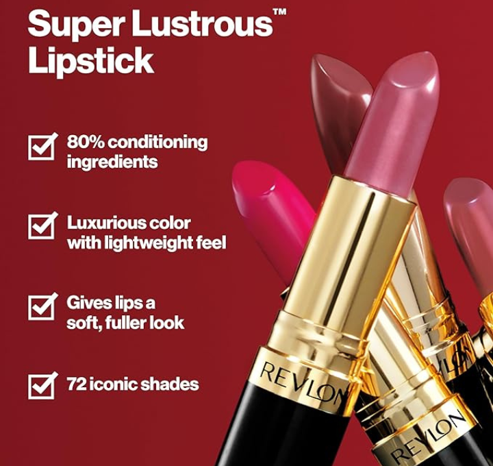 Read more about the article Revlon Lipstick, Super Lustrous Lipstick 0.15 oz