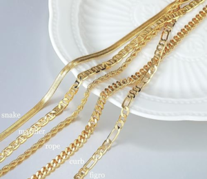 DEARMAY Gold Ankle Bracelets for Women, 14K Gold image