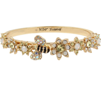 You are currently viewing captivating Betsey Johnson Womens Motif bangle Bracelet 2 style