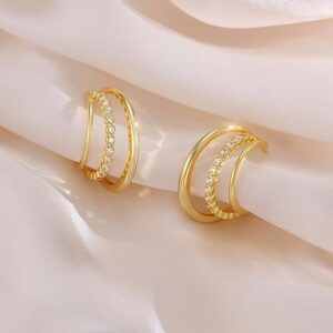 Stud Earrings for Women Gold Earrings|14k