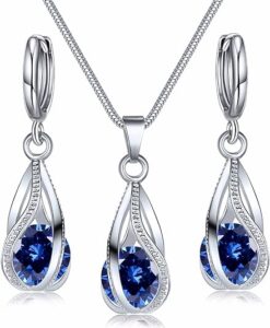 Rhinestone Crystal Necklace Sets