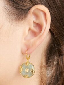 Butterfly Circle Earrings