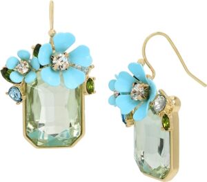 Flower Cluster Stone Earrings 