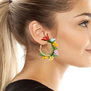 Womens Spring Motif Earrings