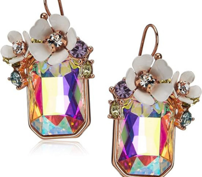 Read more about the article Alluring Flower Cluster Stone Earrings 4 colour