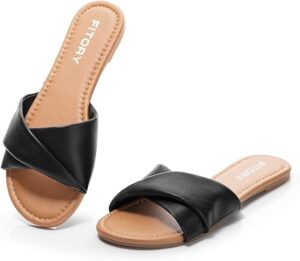 FITORY Women's Flat Sandals