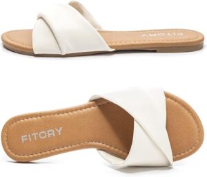 FITORY Women's Flat Sandals